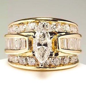 18K Yellow Gold Plated Women’s Ring